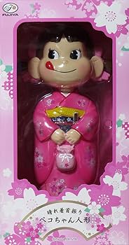 不二家 - ペコちゃん　非売品　特賞　人気ペコちゃんフィギュア着物 不二家 ペコちゃん 38cm ウォッチングペコちゃん 懐中時計